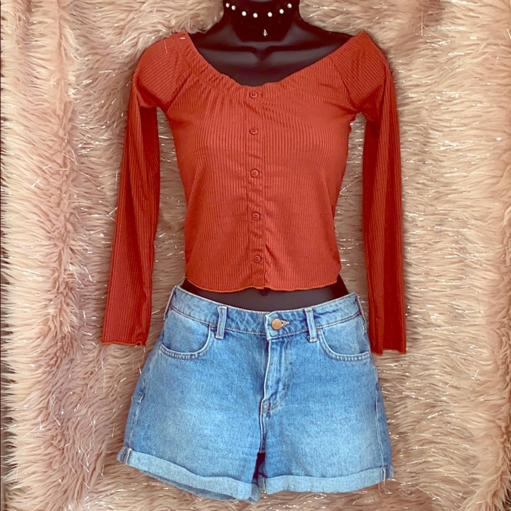 Brand new Rust color crop top